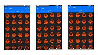 Orange Icon Pack Style 1 Free for Mobile and Tablet Devices screenshot 3