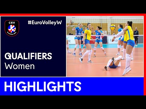 Slovenia vs. Bosnia &amp; Herzegovina Highlights - #EuroVolleyW Qualifiers