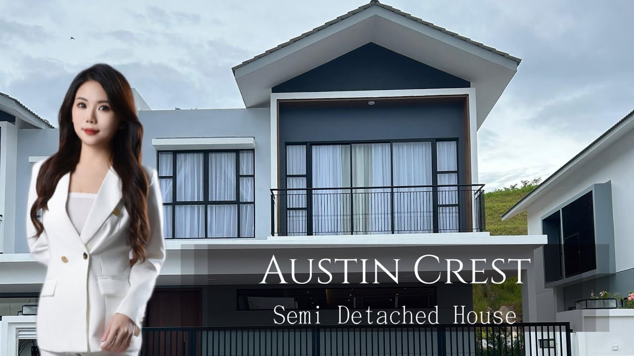 【JB Property🏡新山地产】AUSTIN CREST 华人区 SEMI D 半独立🔺隔壁就是大公园🌳商圈围绕♥️ - YouTube