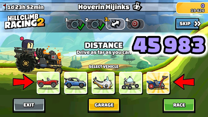Hill Climb Racing 2 - 45983 points in HOVERIN HIJINKS Team Event