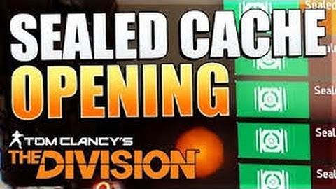 The Division | Sealed Cache Openings | Update 1.3 AlphaBridge Gear Sets