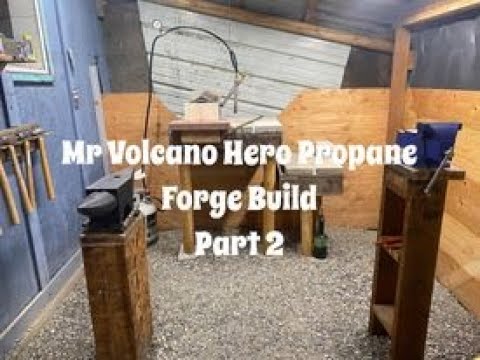 Mr Volcano Hero 2 - Portable Propane Forge (Complete Kit - Now with  Superwool XTRA) MADE IN USA (Stainless Steel) Double Burner Artist Hobby  Knife