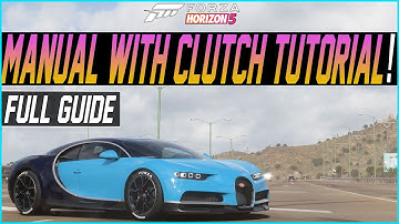 Forza Horizon 5 - How To Play Manual WITH Clutch! Tutorial + Tips
