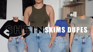 I tried on a Shein dupe for the Skims dress - I saved almost €100
