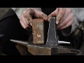 Making 3 viking stump anvils for blacksmithing