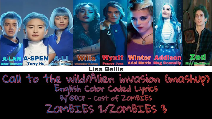 Call to the wild/Alien Invasion (mashup) by @dcfmashups (Color Coded Lyrics)