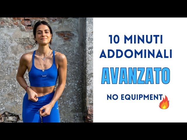 ADDOMINALI IN 10 MINUTI: LIVELLO AVANZATO, SENZA ATTREZZI | Silvia Fascians