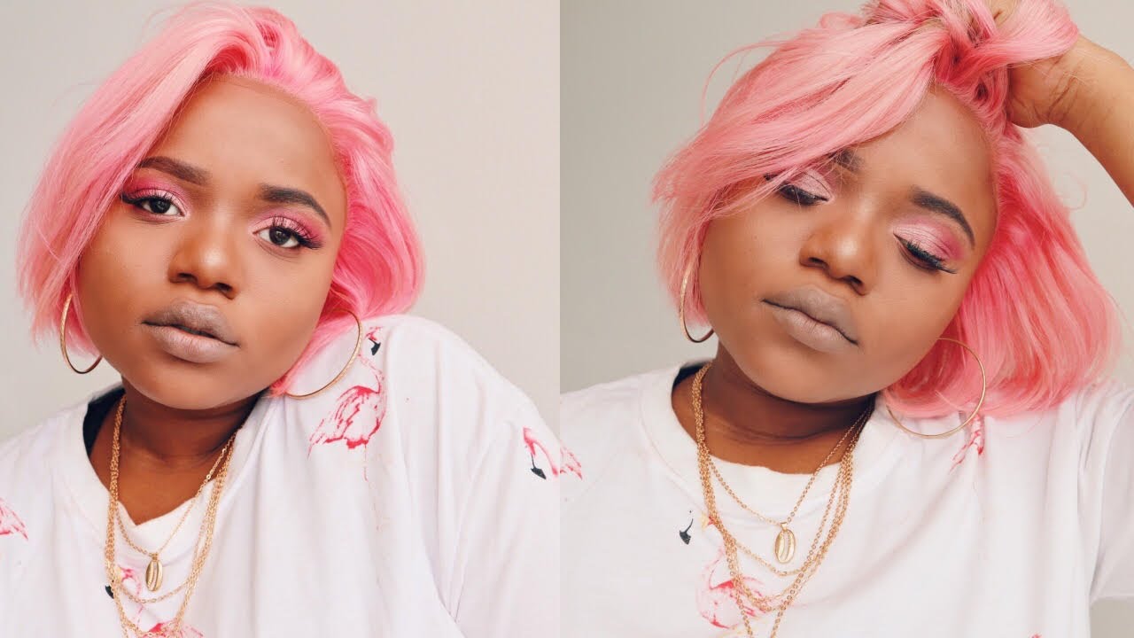Cotton Candy Pink bob | HOW TO: Dilute pink hair dye