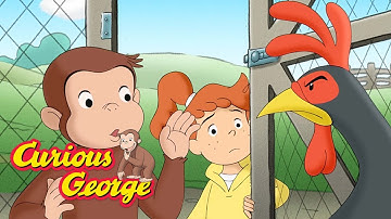 Curious George 🐓 George Goes to the Farm 🐓 Kids Cartoon 🐵 Kids Movies 🐵 Videos for Kids