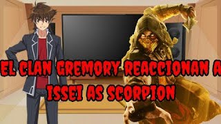 el clan gremory reaccionan a issei as scorpion