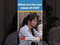 CSS Use Cases & Java Interview Tips | #shorts