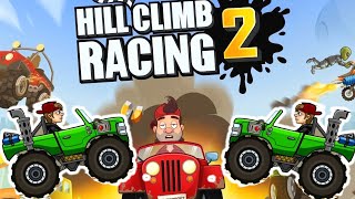 Hill Climb 2 How Far Can You Go? Monster Truck Racing!