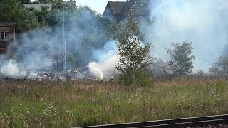 Flächen- und Unrathaufenbrand im Bahnbereich Leipzig-Wahren [23.07.2016]