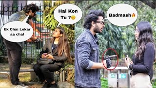 Badmashi prank on girls🔥Epic Reactions 😆 zia kamal And naseem khan youtuber