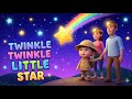 Twinkle Twinkle Little Star 🌙 | Kids Bedtime Lullaby Song| Kids Rhymes-Hello Little Explorer