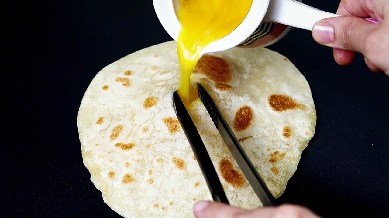 فطاير المقلاة بدون فرن بدون اختمار سريعة وسهلة وقطنية🔥 ورغيف البيض السحري