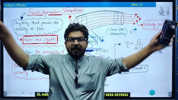 Lec #01 Fluid Dynamics || MDCAT || By: Afnan Bakht