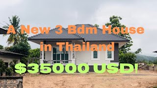 Brand New House in Northern Thailand $35K!