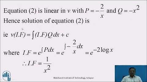 Reducible to linear form (Bernoulli