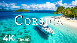 FLYING OVER CORSICA (4K UHD) - Soothing Music Along With Beautiful Nature Video - 4K Video Ultra HD