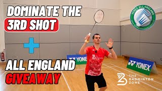 Dominate the 3rd shot in doubles + All England 2024 Giveaway