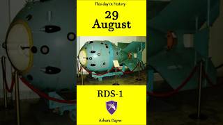 RDS-1, the first test of a Soviet nuclear bomb 1949 / August 29 - This day in History