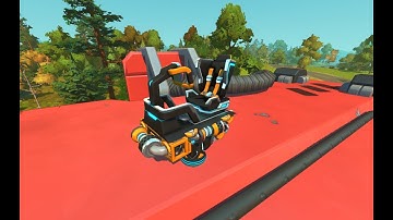 Scrap Mechanic Survival - Ultra² Light HJCP - Fuel Consume / Fly Time ( 1 Thruster, Full Control )