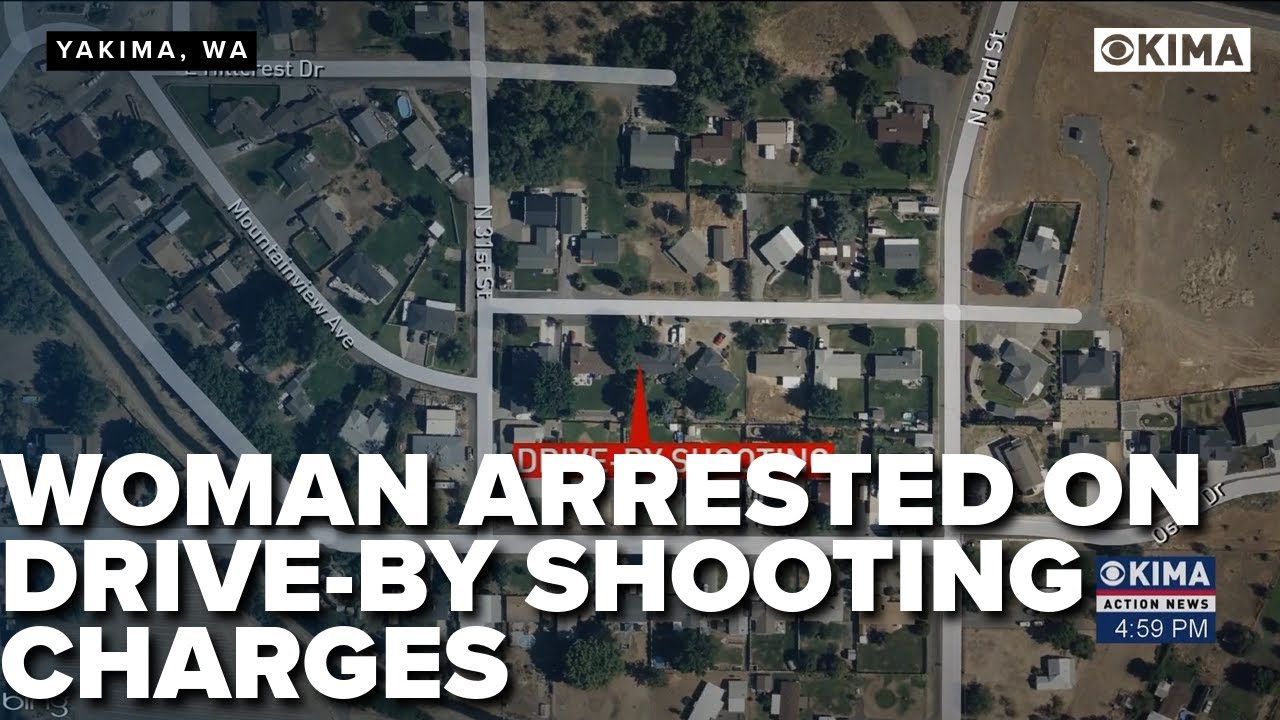 Woman arrested after firing a gun from inside her car - YouTube