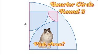 Quarter Circle : Round 3 #maths #mathematics #exam #study #geometry 