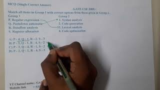 GATE CSE 2009