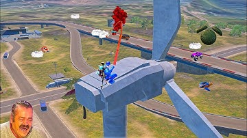 Insane Windmill Tower Camping Trick in Rondo Map | PUBG Mobile Trolling & Funny Gameplay