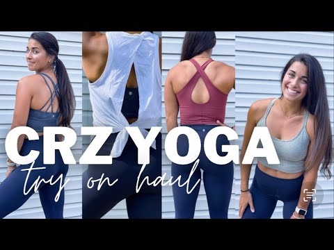 NEW CRZ YOGA TRY ON HAUL  new releases, favorite leggings