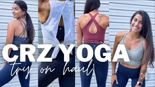 NEW CRZ YOGA TRY ON HAUL  new releases, favorite leggings