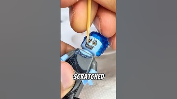 Fixing a Scratched LEGO Minifigure (You Won’t Believe How!) #lego #legos #shorts