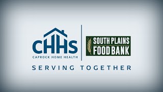 Serving Together - Caprock Home Health Volunteers at the South Plains Food Bank