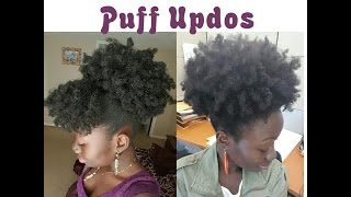 Centricsista Viyou 2 Simple Natural Hair Styles High Puff Bangs