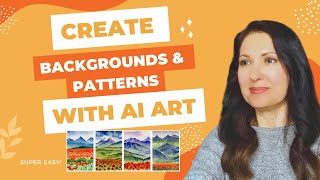 Create Backgrounds and Patterns using AI - use them for books, printables and print on demand screenshot 3
