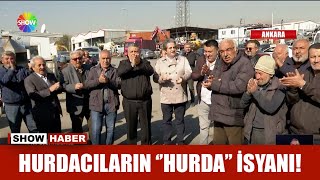 Hurdacıların ''hurda'' isyanı! Resimi