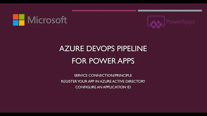 Azure DevOps Pipeline for Power Apps