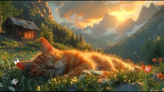 Chill Out With Lofi Beats In A Tranquil Ghibli Valley Cat Nap 🌿🐾