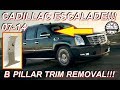 How to Remove B Pillar Trim 2007-2014 Escalade Tahoe Suburban Silverado Yukon Sierra Avalanche Fix