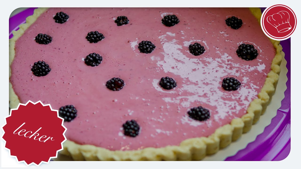 Brombeer-Joghurt-Tarte aus dem Thermomix - YouTube