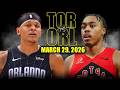 Toronto Raptors vs Orlando Magic Full Game Highlights – March 29, 2026 | NBA Season