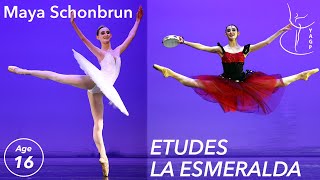 Prix de Lausanne 2022 Winner Maya Schonbrun - 16 - Master Ballet Academy - Etudes & Esmeralda