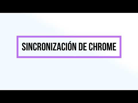 Video: ¿Para sincronizar Google Chrome?