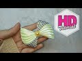 DIY - cara membuat bros dari pita || Simple Kanzashi Flower || Satin Ribbon Flower || HD Tutorial