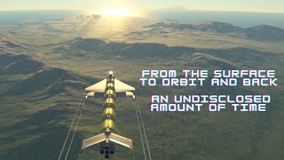 Orbiting a spaceplane in KSP 2 as many times as possible without refueling