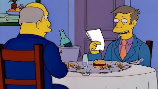 Steamed Hams But Skinner Keeps Reading The Script
