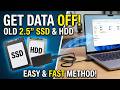 How to Easily Get Data Off Your 2.5" SSD or 2.5" HDD