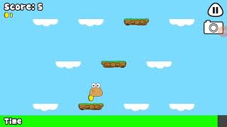 Pou app in Sky Hop game score 31 screenshot 1